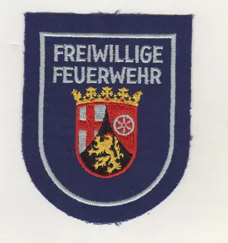 Hochwertiger Uniform Aufnäher Patches Freiwillige Feuerwehr Rheinland Pfalz