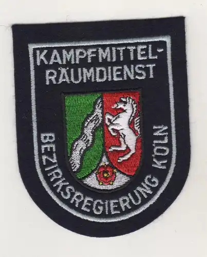 Uniform Behörden Aufnäher Patches Kampfmittel Räumdienst Bezirksregierung Köln