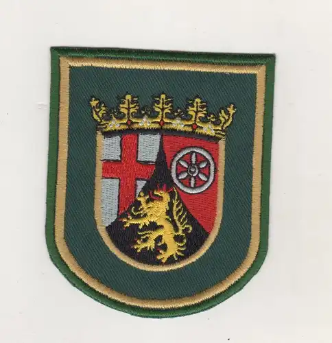 Uniform Behörden Aufnäher Patches Landeswappen von Rheinland-Pfalz