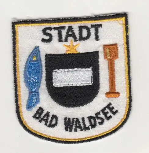 Aufnäher Patches Ärmelabzeichen Stadt Bad Waldsee Baden Württenberg