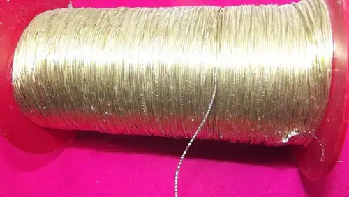 Gold Garn Antik Goldgespinst Reissfest 290 Gramm für Uniformen und Trachten