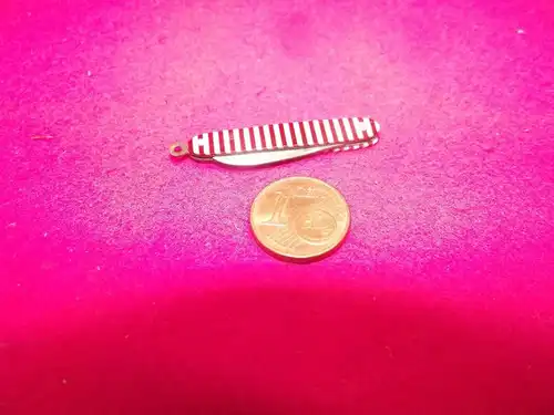 Taschenmesser Miniatur,Rarität Sammler Objekt 3,5 cm Knife 50er Jahre Design