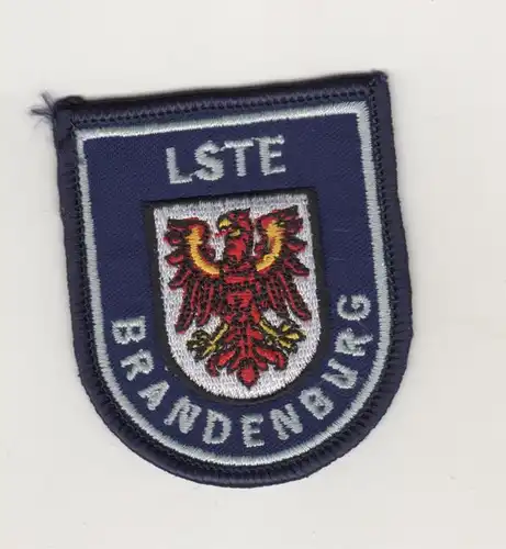 Aufnäher Patches Landesschule für Brand u.Katastrophenschutz Brandenburg / Weiss
