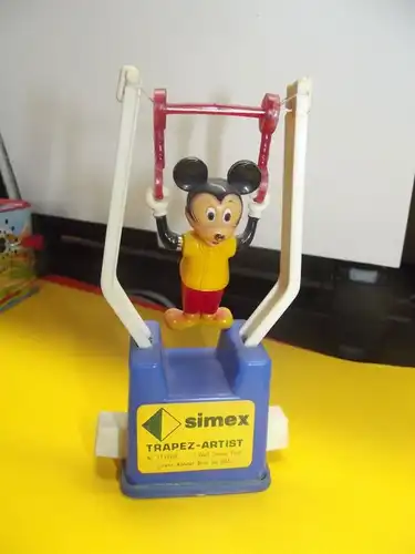 X- Walt Disney Micky Maus am Trapez Trapez-Artist Simex USA Lizenz