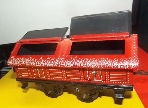 X - Blech Eisenbahn Waggon Made in Germany Spur 0