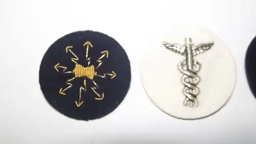 Militär Uniform Ärmelabzeichen Patch Bouillon Stickerei Musik Bundeswehr