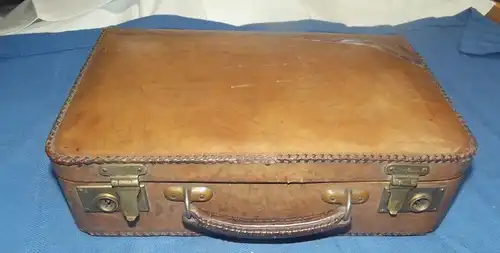 Kinder Lederkoffer Vintage 30er Jahre Koffer
