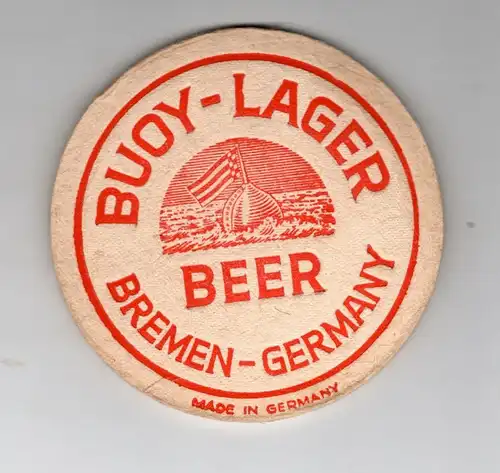 BD Brauerei Bremen Buoy Lager Beer Dicker Saugdeckel