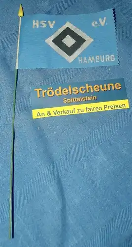 Kleine Kinder Fahrrad Fahne HSV Hamburg 70er Jahre