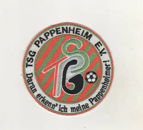 Stoff Aufnäher Patches TSG Pappenheim Fussball Verein