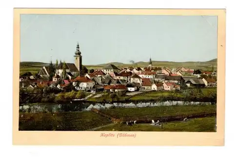 AK Böhmen Kaplice Kaplitz Orts Ansicht