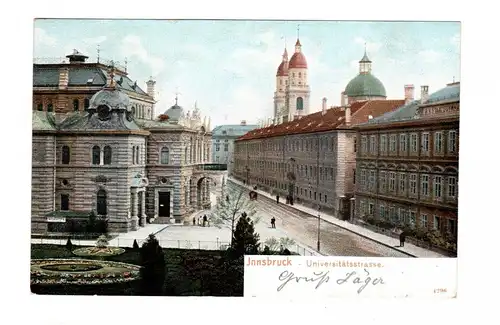 AK Österreich Innsbruck Universitätsstrasse 1900