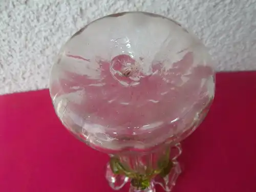 Jugendstil Wellen Vase Abrissglass