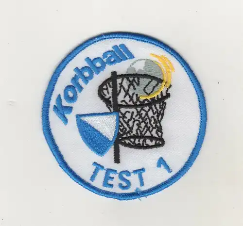 Aufnäher Patches Sport Korbball Test 1
