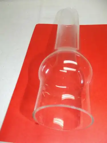 Glas Zylinder Glas Kolben für alte Petroliumlampe Petrolium Lampe Lampen Antik