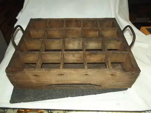 Alter Holz Bierkasten Brauerei Müller Reundorf bei Lichtenfels Oberfranken