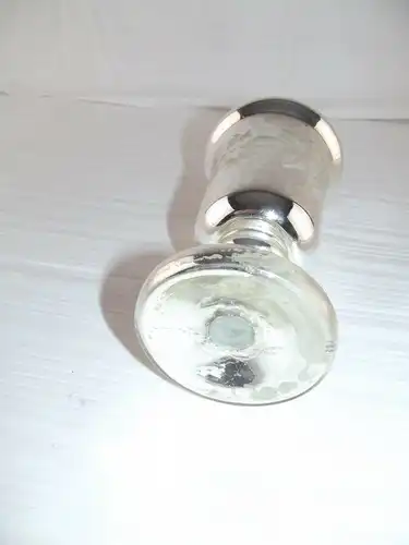 Bauernsilber Pokal Kelch Silber Glas