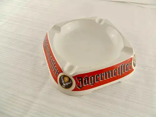 Großer Jägermeister Aschenbecher 20x20cm Porzellan Fischer & Co Rödental