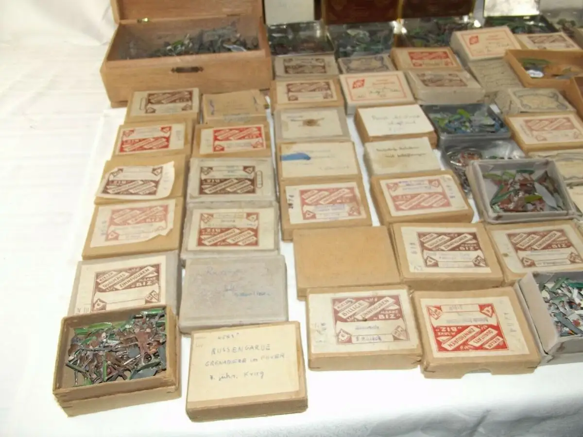 Sammlung Kieler Zinnfiguren teils Original Verpackung 10