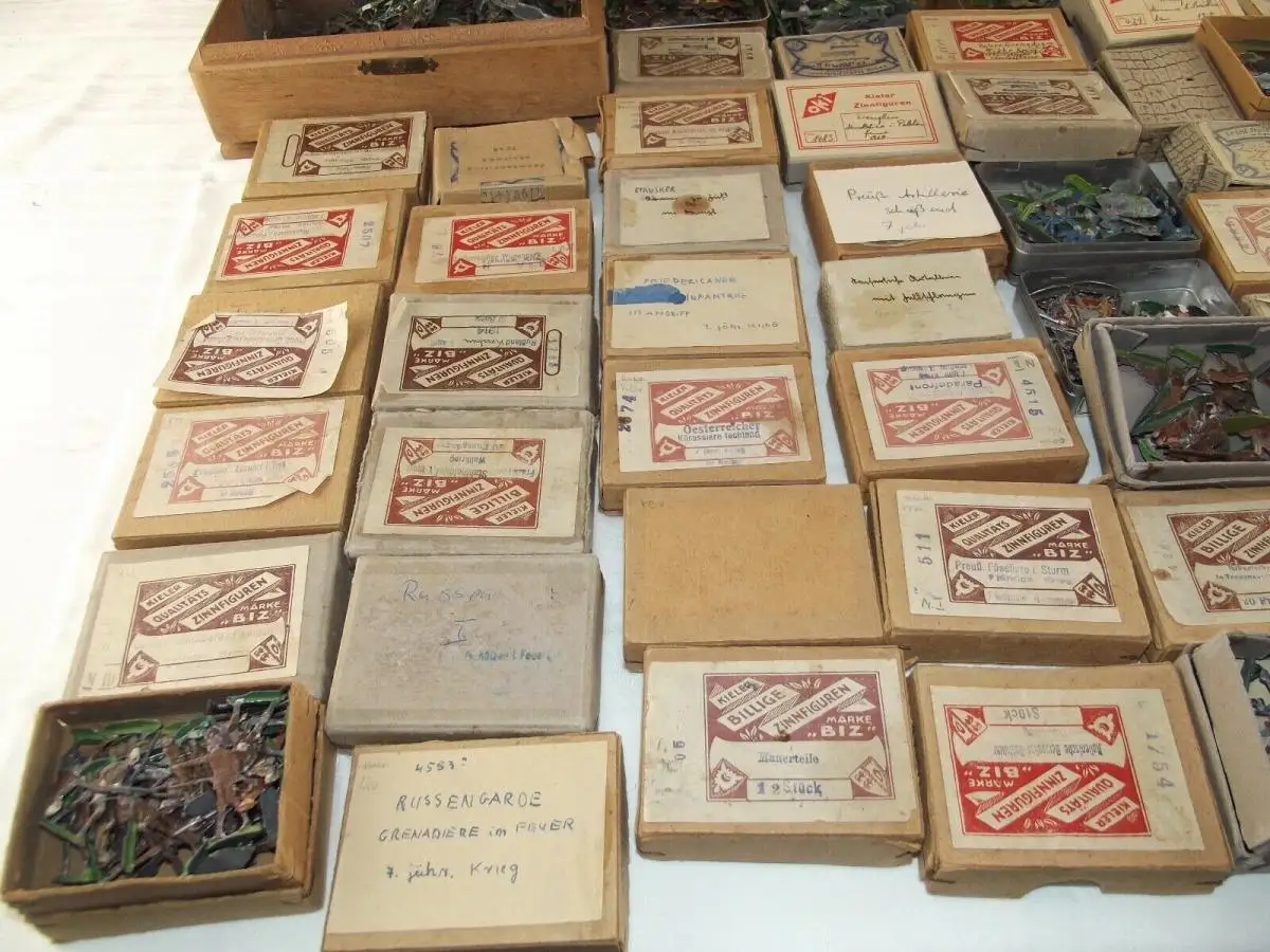 Sammlung Kieler Zinnfiguren teils Original Verpackung 6