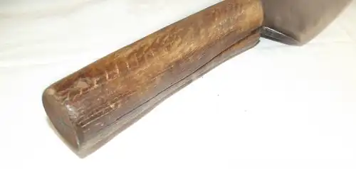 Hackbeil Braxe Hackmesser Heppe Beil handgeschmiedet Werkzeug Schmiedemarke
