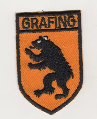 Aufnäher Patches Wappen der Stadt Grafing bei München