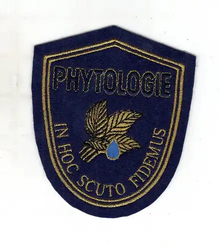 Aufnäher Patch Phytologie IN Hoc Scuto Fidemus