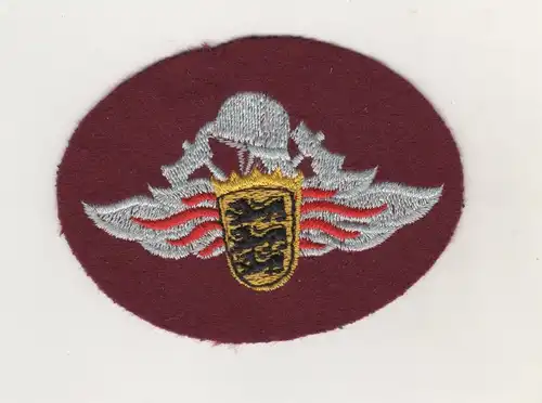 Aufnäher Patches Feuerwehr Baden Württemberg Weinrot