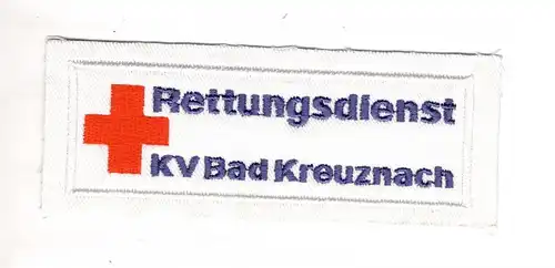 Uniform Aufnäher Patch Rettungsdienst KV Bad Kreuznach Rotes Kreuz