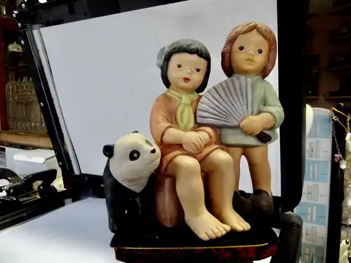 Goebel ; Nina und Marco Kinder mit Panda Haiphong Vietnam limitierte Edition