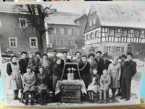 Original Foto Landwirtschaft Kotzendorf bei Königsfeld Melkkurs 1959 Franken