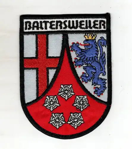 Aufnäher Patch Wappen Baltersweiler Ortsteil von Namborn im Kreis St. Wendel