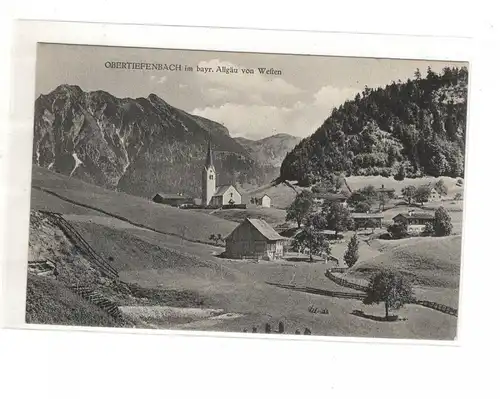 AK Bayern Obertiefenbach,Landkreis Oberallgäu von Westen