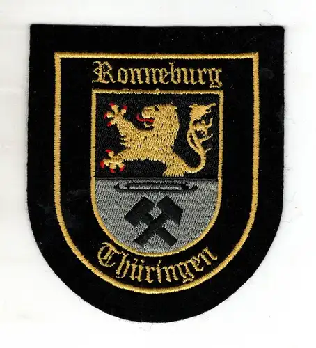 Aufnäher Patch Wappen Ronneburg Thüringen