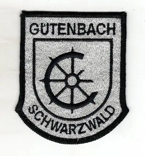 Aufnäher Wappen Patch Gütenbach Baden-Württemberg Schwarzwald-Baar-Kreis