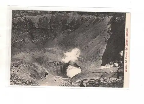 AK Italien Neapel Vesuv Krater