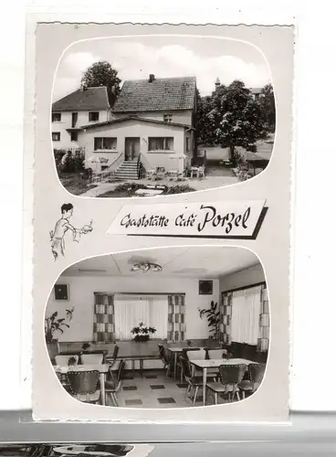 AK Bayern Oberfranken Gaststätte Café Porzel Steinwiesen Kreis Kronach