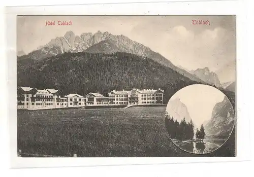 AK Italien Südtirol Hotel Toblach