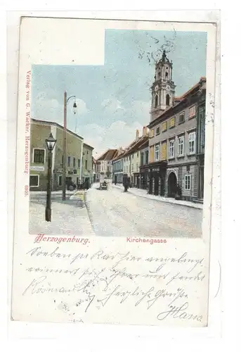 AK Österreich ; Herzogenburg Kirchengasse 1902