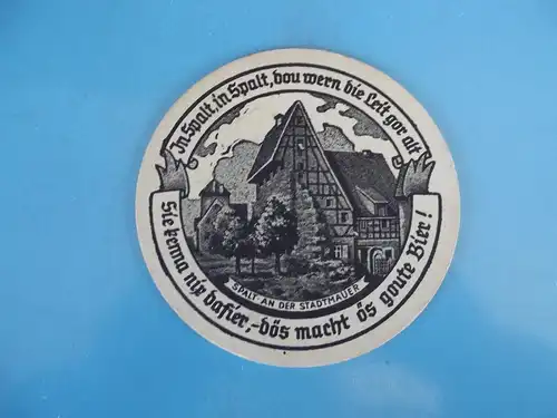 Bierdeckel Brauerei Spalt Franken