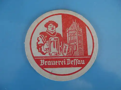 Bierdeckel Brauerei Dessau VEB