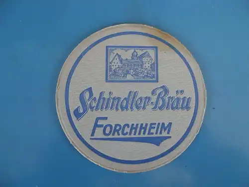 Bierdeckel Brauerei Schindler Bräu Forchheim Oberfranken