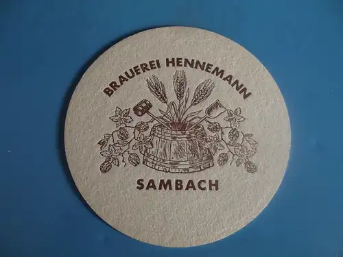 Bierdeckel - Brauerei Hennemann Sambach