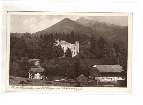 AK Österreich ; Schloss Hüttenstein bei St.Gilgen Salzkammergut Salzburg