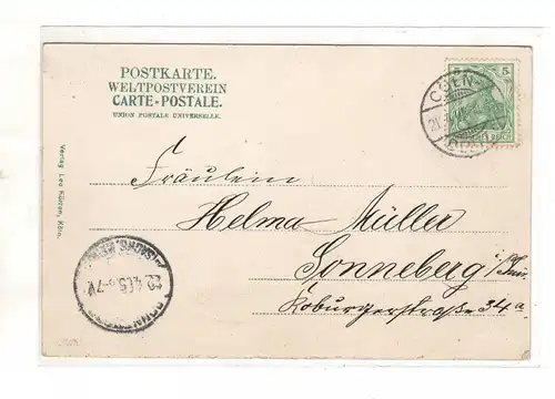 AK Nordrhein Westfahlen ; Köln Hohenstaufenring 1905