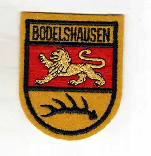 Aufnäher Patch Bodelshausen Gemeinde im Landkreis Tübingen Baden-Württemberg
