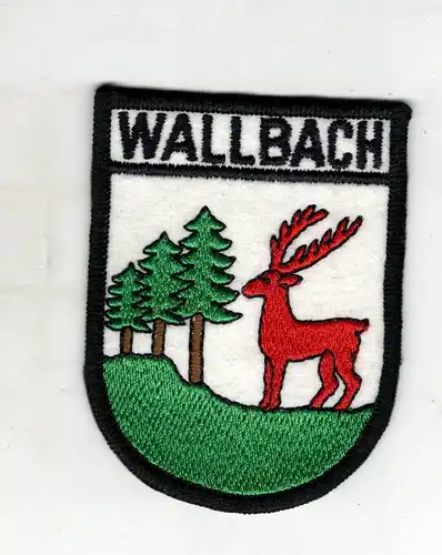 Aufnäher Patch Wallbach Baden Ortsteil Bad Säckingen Baden-Württemberg