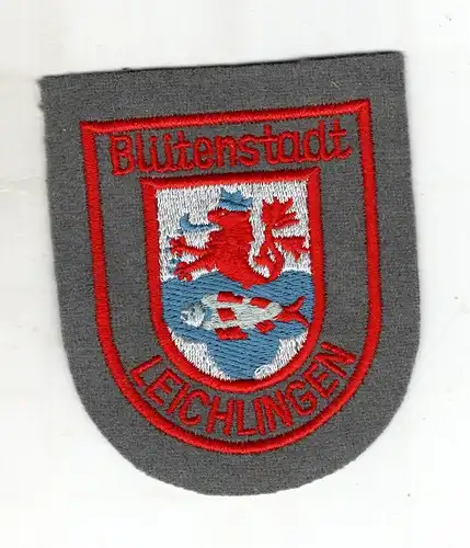 Aufnäher Patch Blütenstadt Leichlingen Rheinisch-Bergischer Kreis NRW