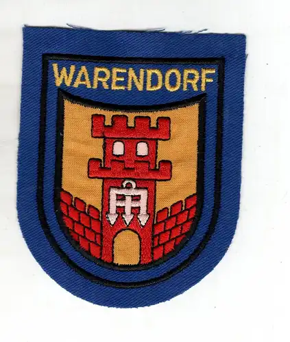 Aufnäher Patch Wappen Warendorf Stadt in Nordrhein-Westfalen