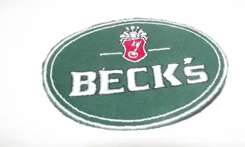 Aufnäher Patch Brauerei Becks Bremen Reklame , Werbung , Bier